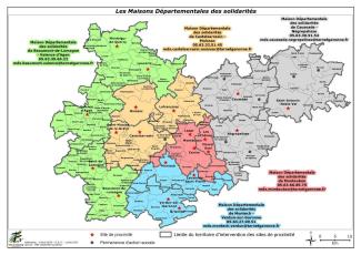 Carte des Maisons de Solidarités du département de Tarn-et-Garonne Carte des Maisons de Solidarités du département de Tarn-et-Garonne