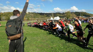 photo du départ du cross départemental photo du départ du cross départemental